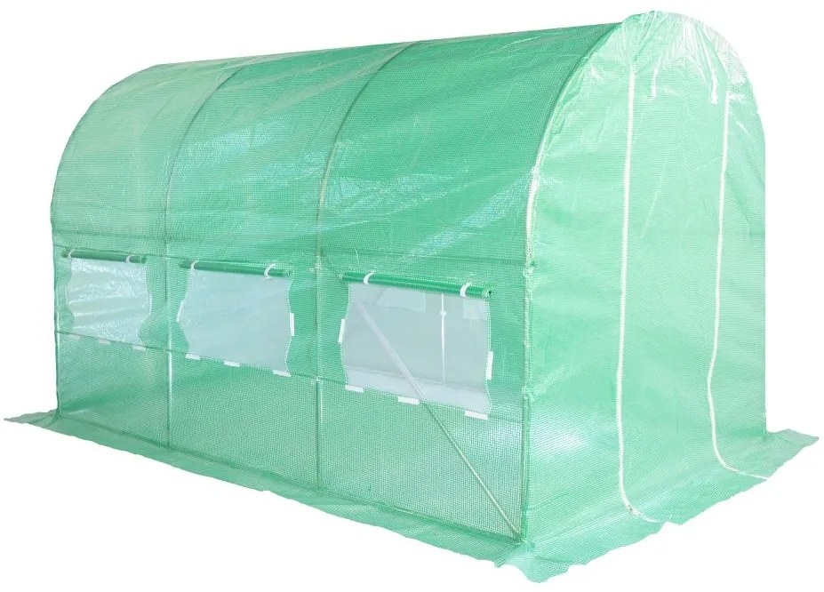 Home & Garden Fóliasátor 200 x 350 cm (7 m2) zöld