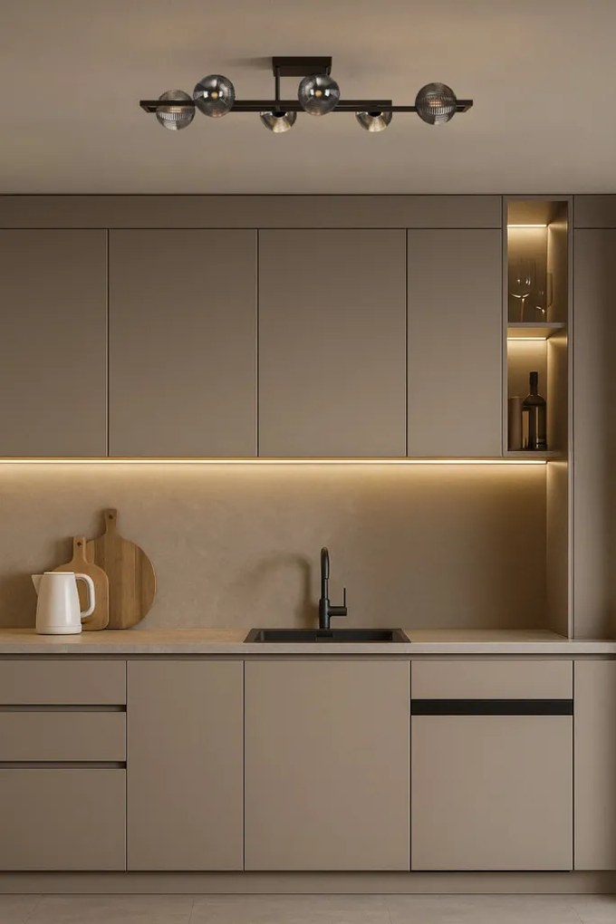 KAJA K-5772 TORES Loft Mennyezeti Lámpa Szürke G9 IP20