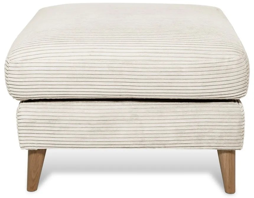 Fehér kordbársony lábtartó Paris – Scandic