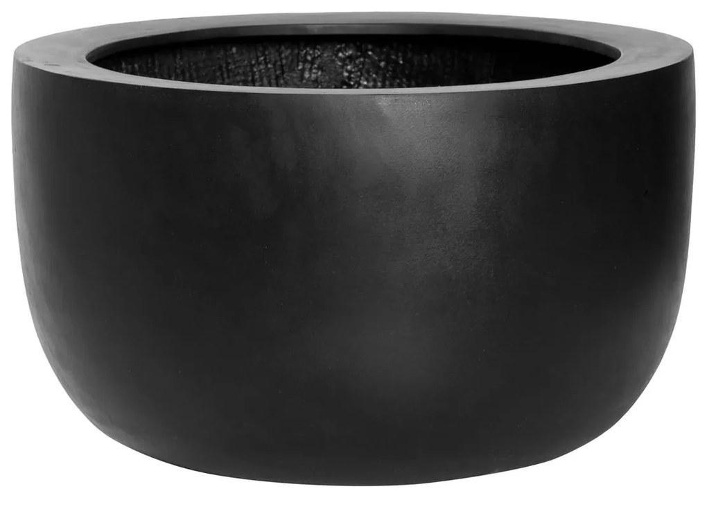 Květináč Sunny, barva černá, více velikostí - PotteryPots méret: H - h 27 cm, ⌀ 45 cm