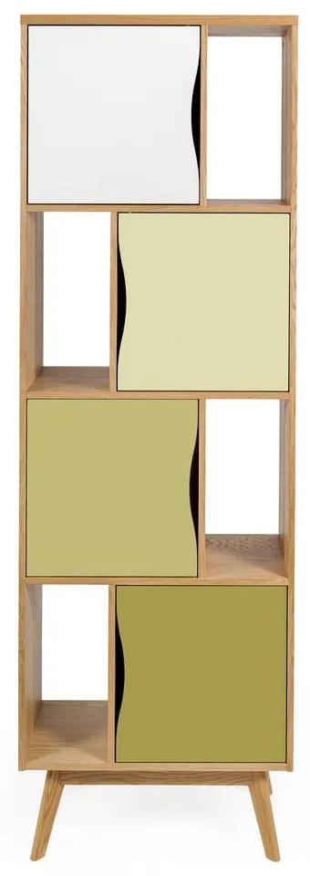 Avon Narrow Olive zöld könyvespolc - Woodman