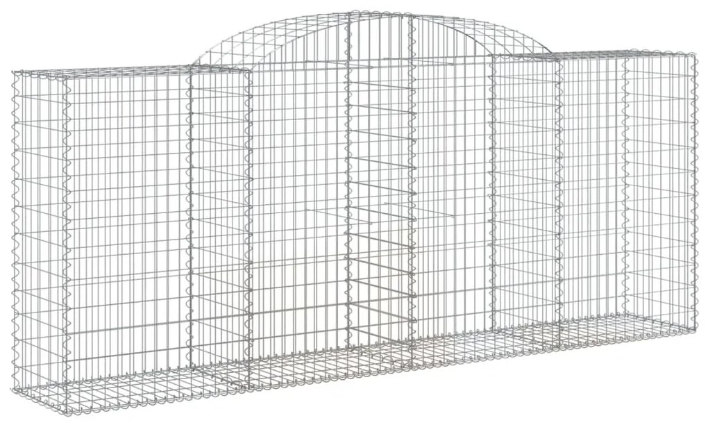 30 db íves horganyzott vas gabion kosár 300x50x120/140 cm