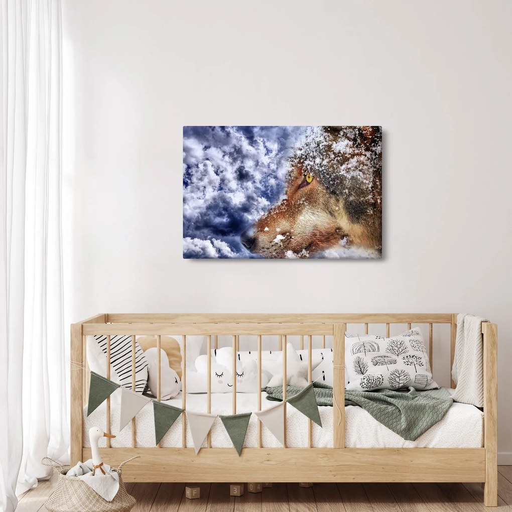 A farkas képe (90x60 cm)