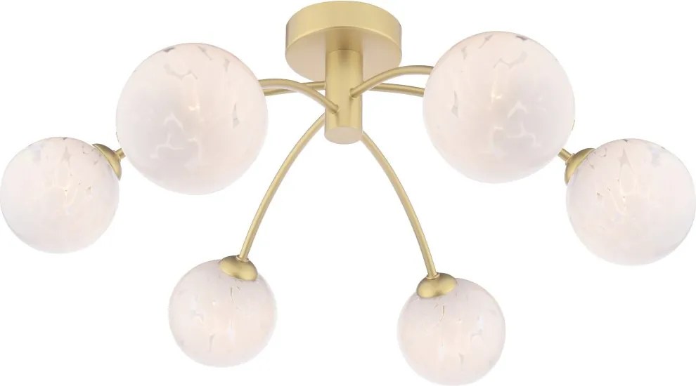 Dar Lighting Izzy IZZ0635-17 Plafonlámpa 6x40w/g9 ip20
