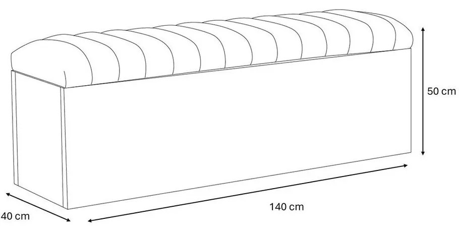 Zöld-natúr színű pad Oceane – Bobochic Paris