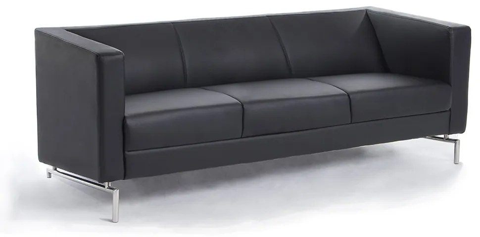 Manhattan kanapé, háromüléses, fekete