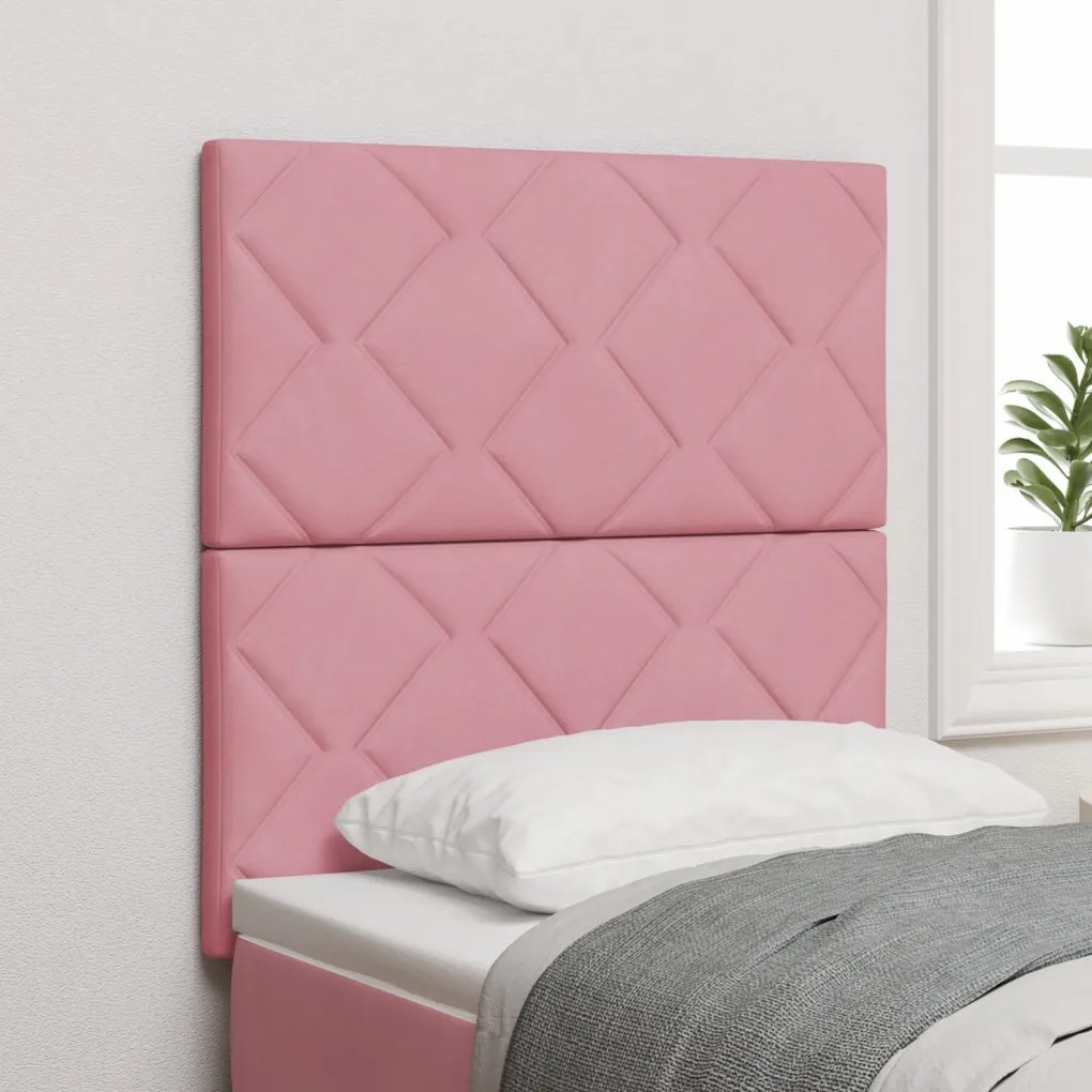 LED Fejtámla Gyémánt Blokk Minta Rózsaszín 80 cm