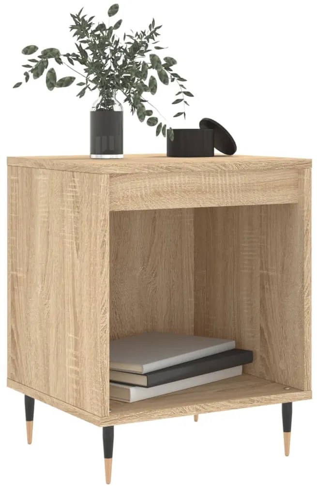 2 db sonoma tölgy éjjeliszekrény 40 x 35 x 50 cm