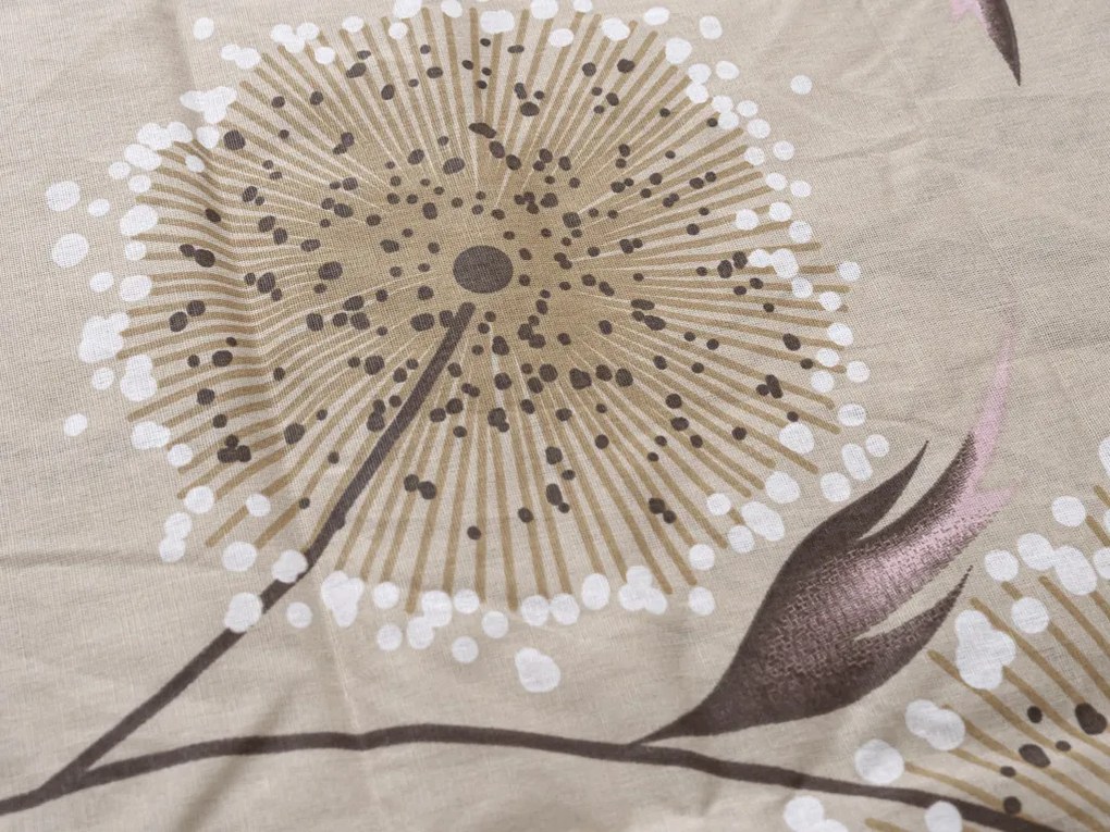 PAMPELINO bézs pamut ágyneműhuzat Ágyneműhuzat mérete: 70 x 90 cm | 140 x 200 cm