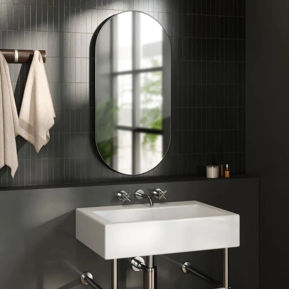 Fali tükör 46x91 cm Hubba – Umbra