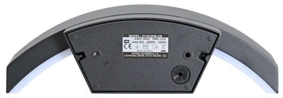 Brilagi - ARCELO LED kültéri fali lámpa szenzorral LED/8W/230V IP54