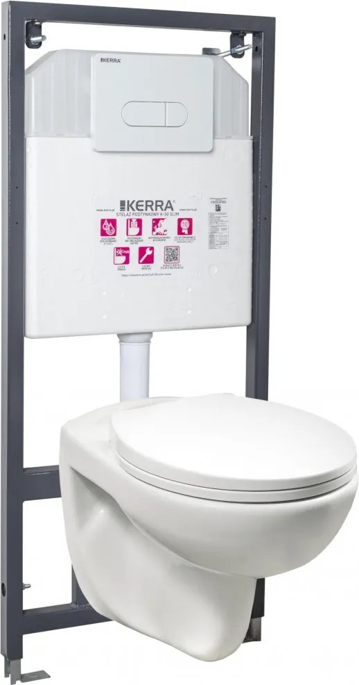 Doris Pacific WH falba építhető WC tartály szett