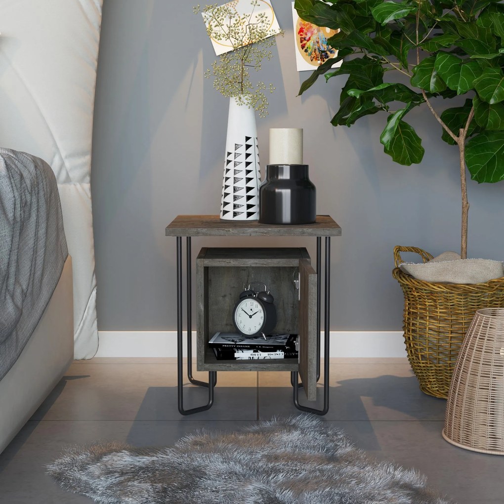 Éjjeliszekrény Acres Nightstand - Dark Coffee