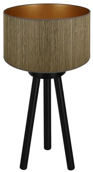 Brilagi - Boston Roller asztali lámpa 1xE27/15W/230V barna/arany