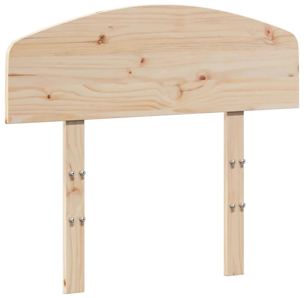 tömör fenyőfa fejtámla 75 cm