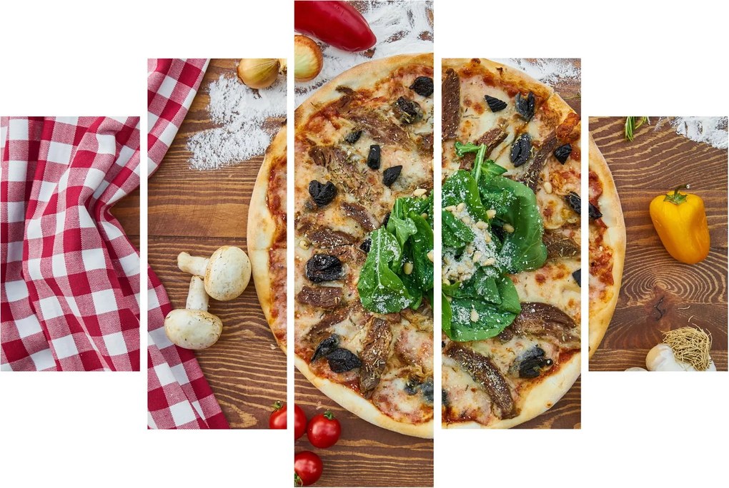 Pizza képe (150x105 cm)