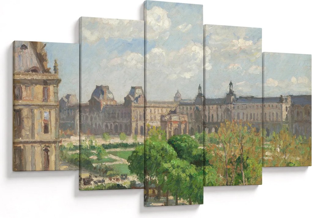 Kép - Camille Pissarro, Place du Carrousel, Paris, reprodukciók (150x105 cm)