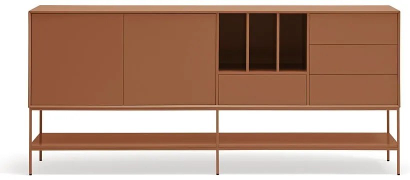 Téglavörös komód 220x98x45 cm Platt – Teulat