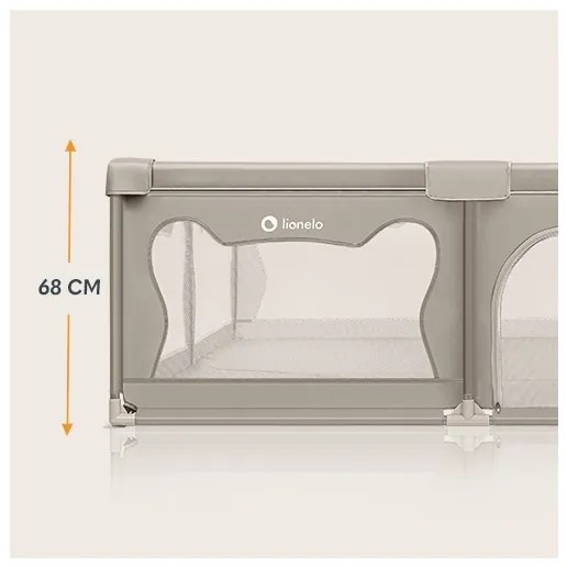 Lionelo - WILLOW XL bézs játszókeret