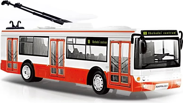 RAPPA Trolibusz cseh megállókkal - 28 cm - Rappa
