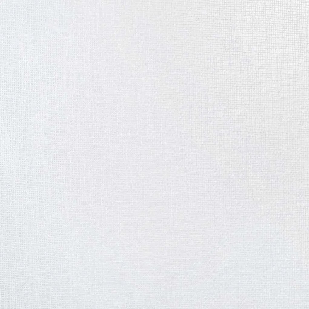Függönyök függönyökkel 2 pcs Fehér 140x140cm Poliészter
