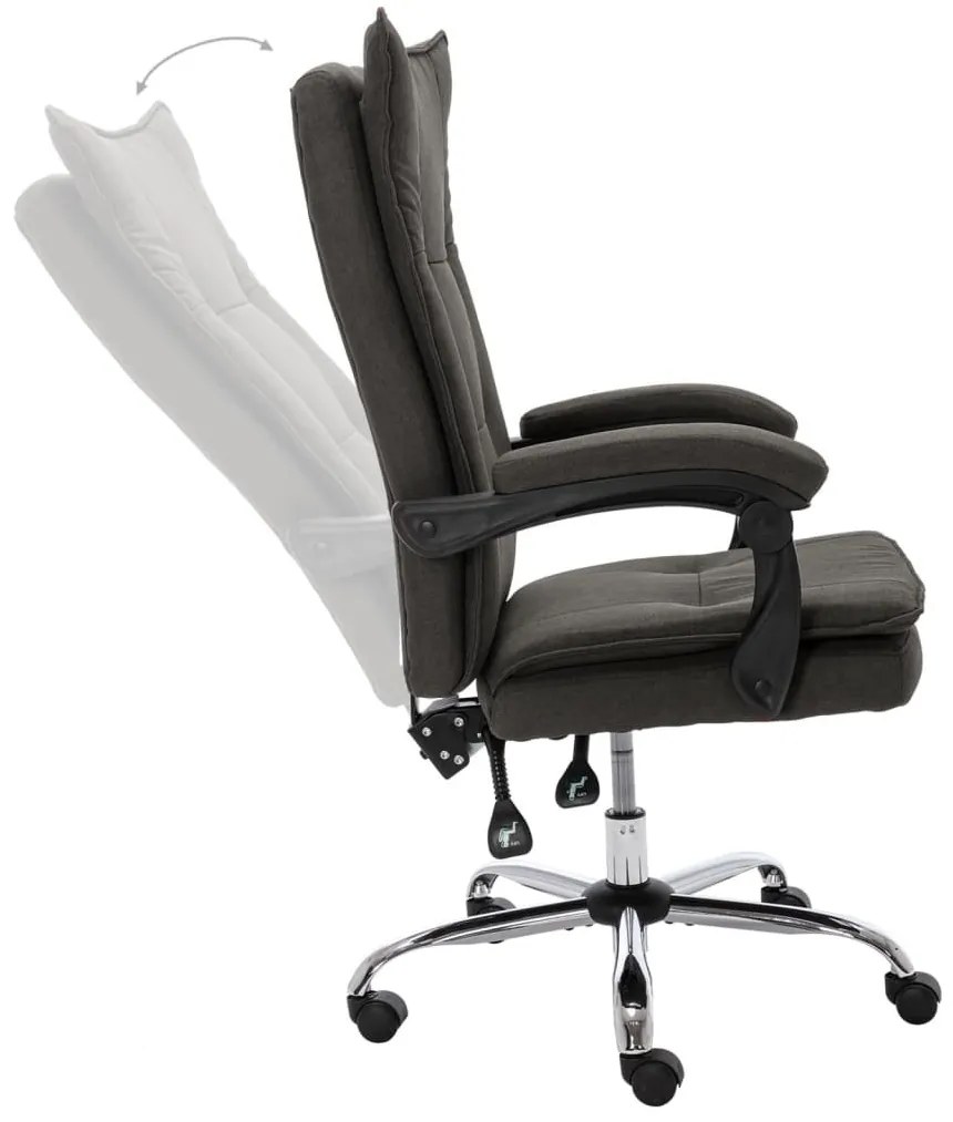 szürke szövet irodaszék