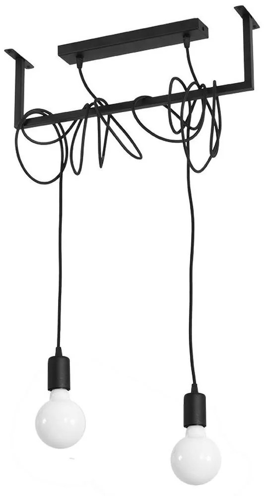 Csillár zsinóron SALAMANCA 2xE27/60W/230V