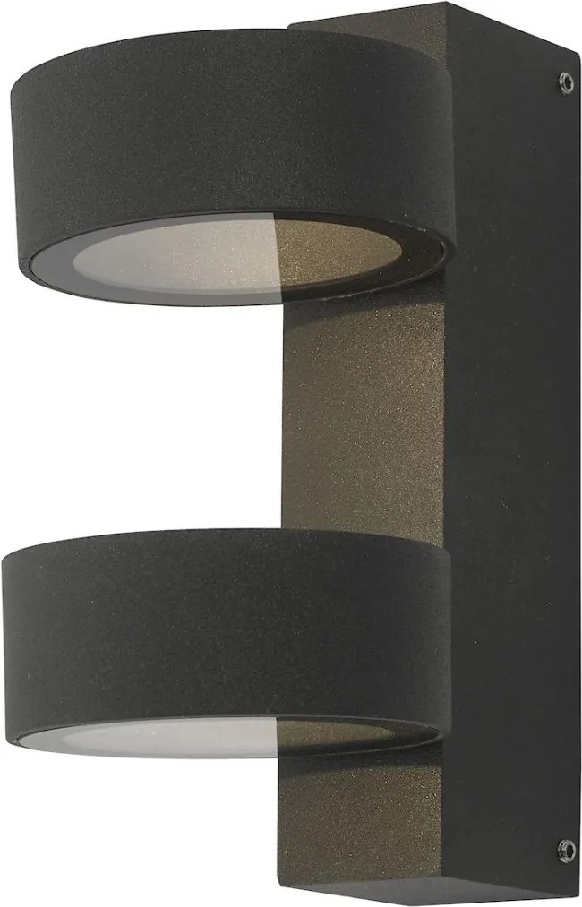 DAR LIGHTING BOH0939 BOHDAN Modern Kültéri Fali Lámpa Szürke LED IP65