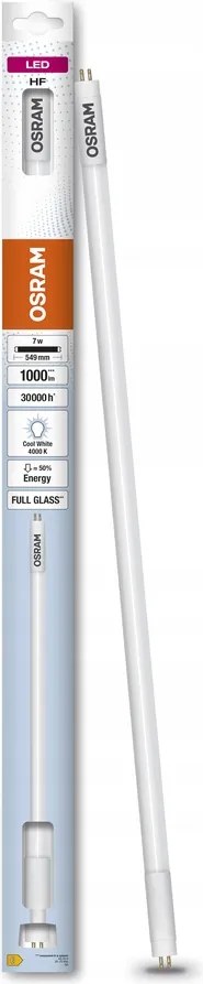 Led fénycső G5 T5 7W 14W 1000lm 4000K Semleges 190° 55cm Led Tube Hf