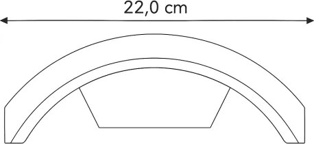 Brilagi - LED Kültéri fali lámpa ARCELO LED/8W/230V IP54