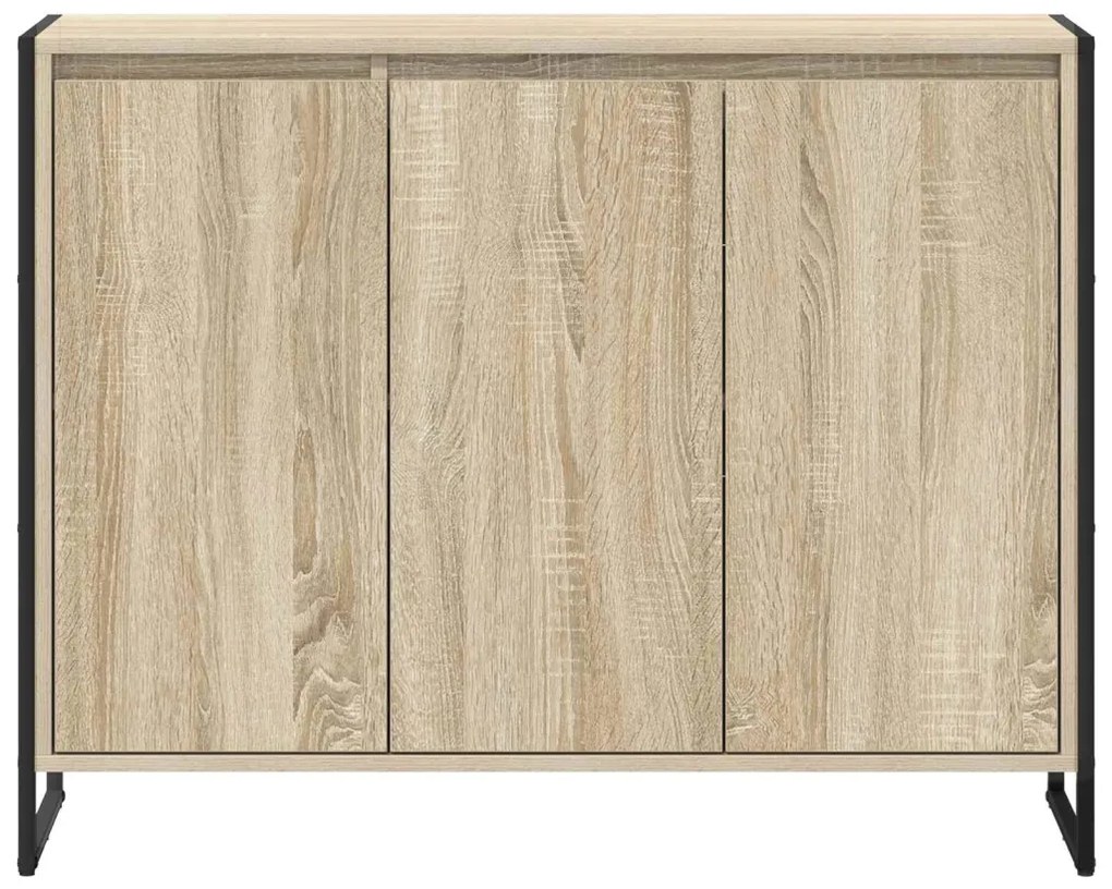 Oldalsó szekrény Sonoma 96,5 x 30 x 75 cm Faanyag