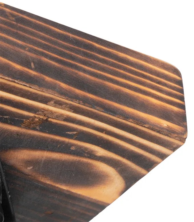 Ipari mennyezeti spotlámpa fa és beton kombinációban - Creto