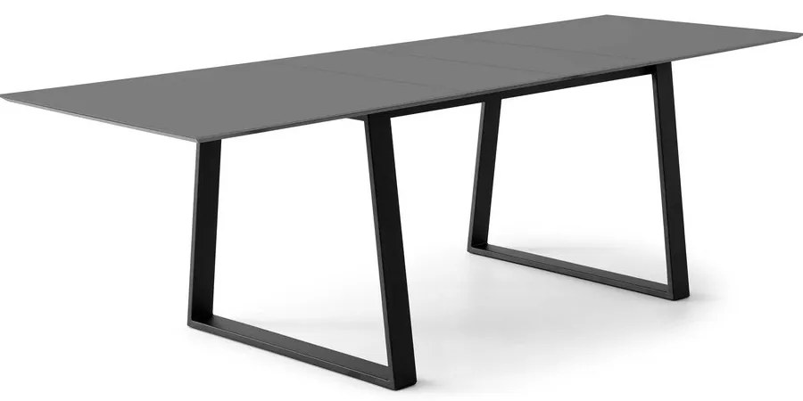 Antracitszürke bővíthető étkezőasztal 90x165 cm Meza – Hammel Furniture