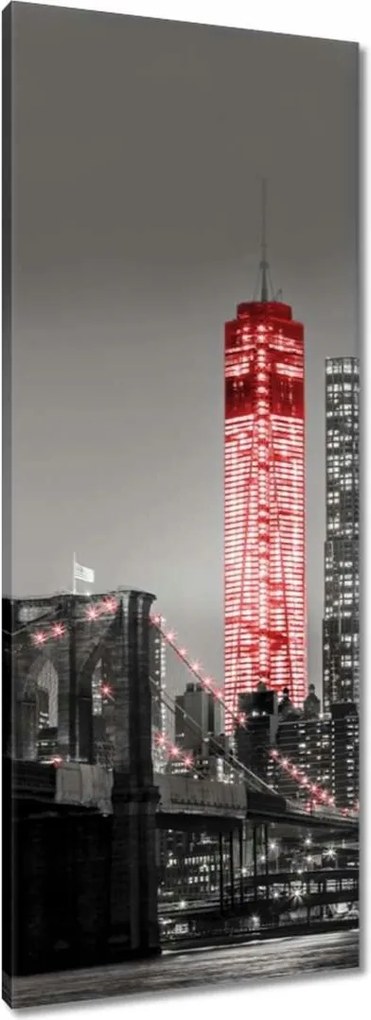 Vászonkép 40x100 New York Manhattan híd