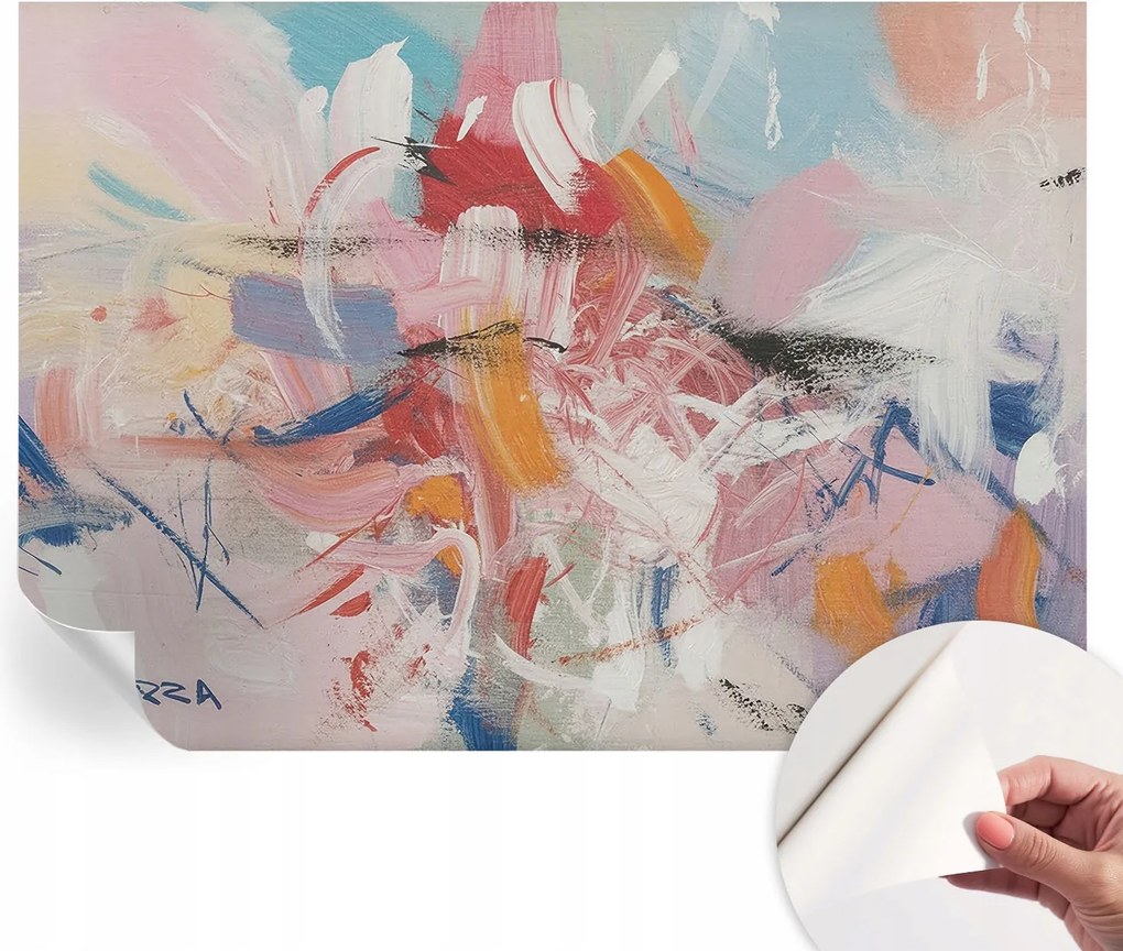 Öntapadós fotótapéta Egyszerű összeszerelés Harmonikus absztrakt 312x219 cm