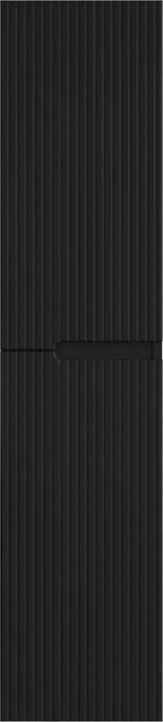 Piramida BETA fali fürdőszoba - állószekrény - PINO FEKETE - 35 x 150 x 30 cm