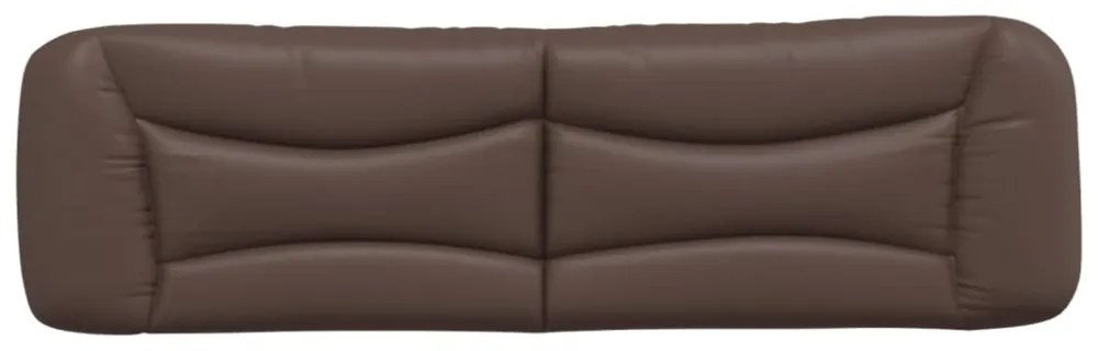 barna műbőr fejtámla párna Hvar 180 cm