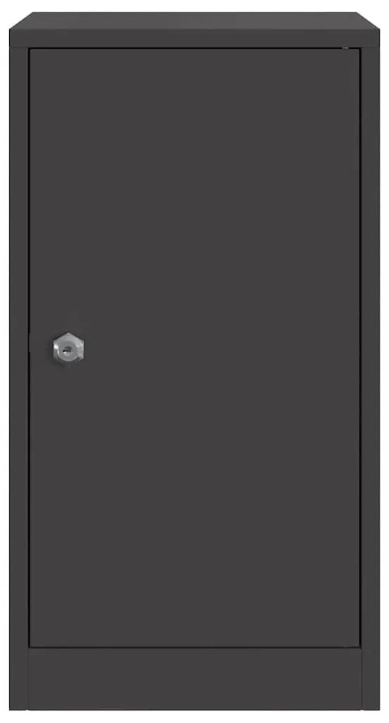 postaláda Fekete 30 x 23 x 55 cm Acél