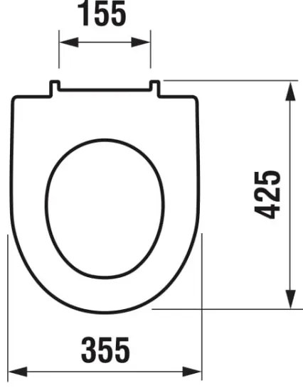 JIKA H8933853000001 - WC-ülőke SoftClose LYRA duroplast/fehér