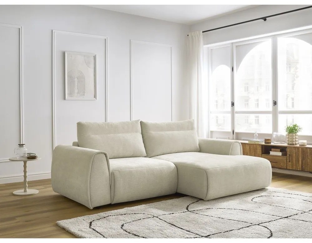 Bézs sarokkanapé Aden – Bobochic Paris