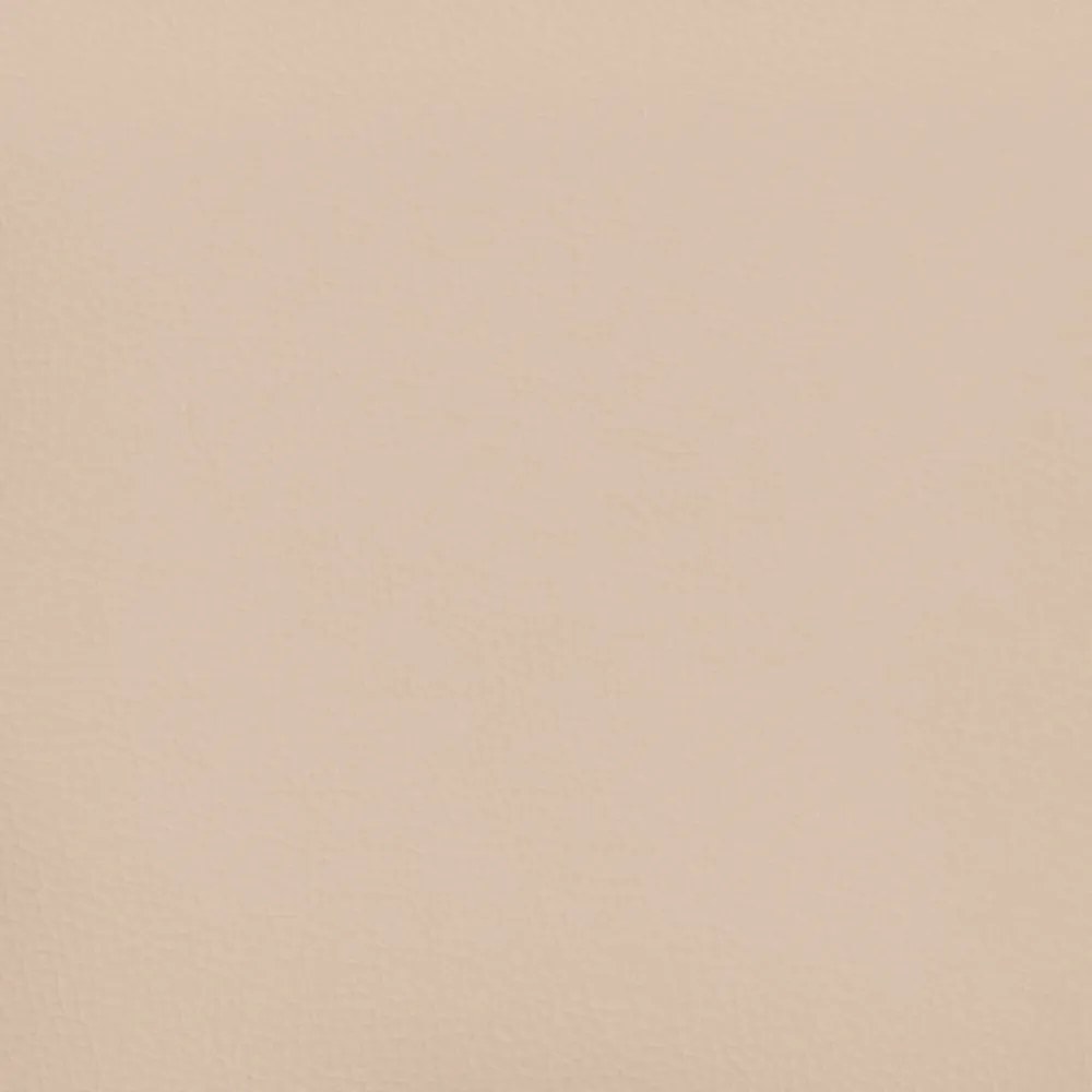 cappuccino színű műbőr rugós ágykeret 140 x 190 cm