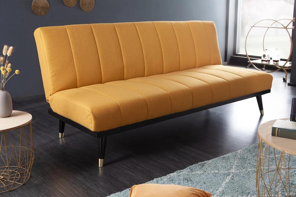 PETIT BEAUTE design kanapé - 180cm - sárga