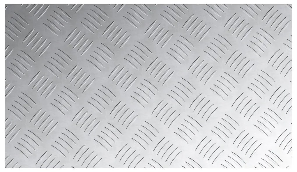 Rácsos lemezek 4 pcs Ezüst 70 x 40 cm Alumínium