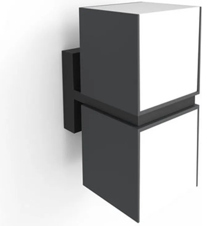 LUTEC 5193801118 CUBA Modern Kültéri Fali Lámpa Antracit LED IP44