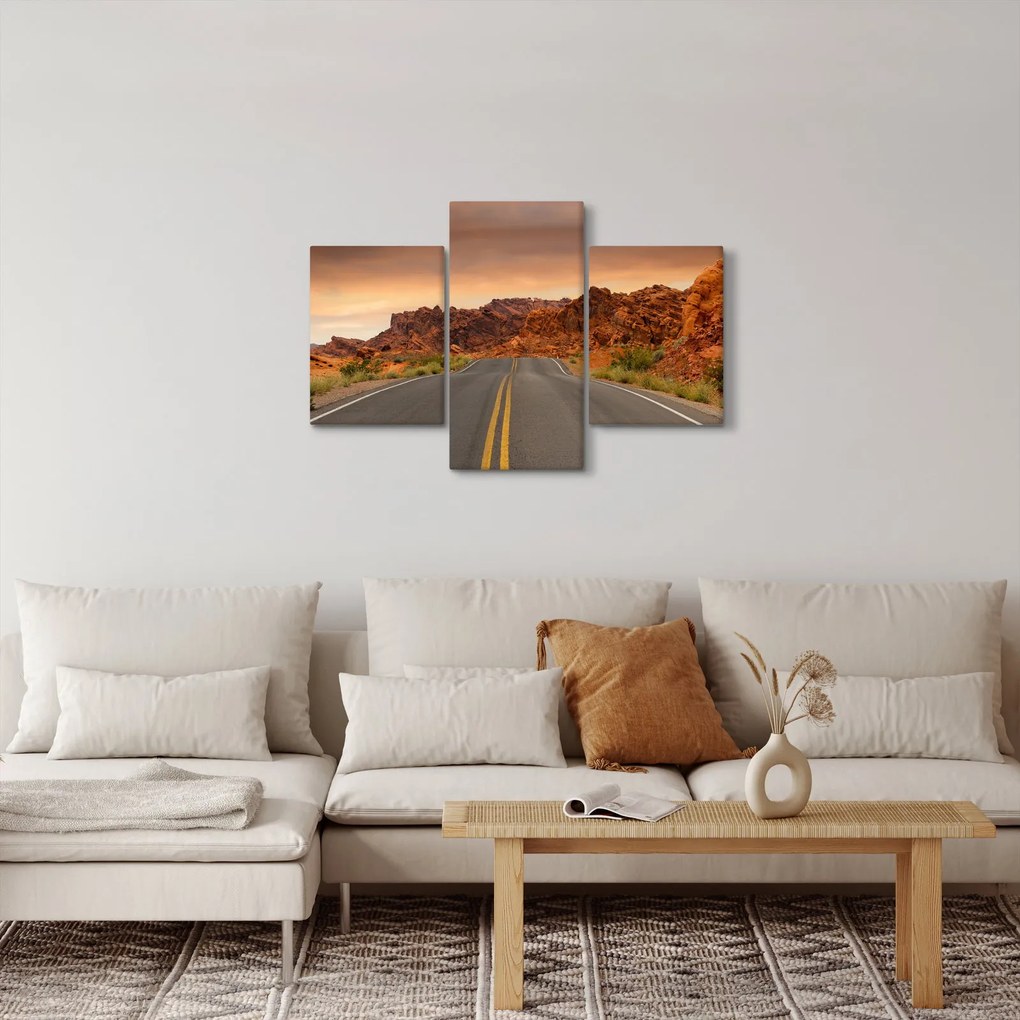 Út a hegyekben képe (90x60 cm)