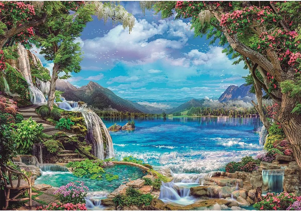 Földi paradicsom Magic 2000 db-os puzzle Clementoni