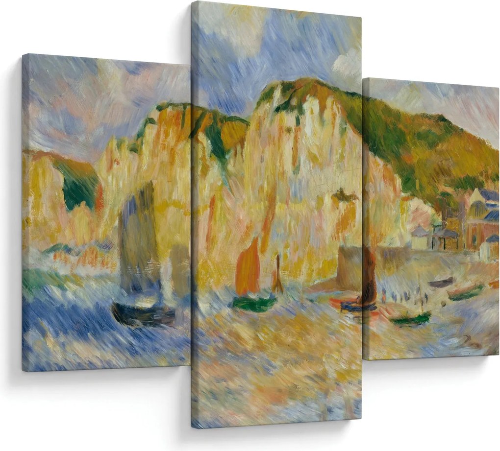 Kép - Auguste Renoir, Sea and Cliffs, reprodukciók (90x60 cm)