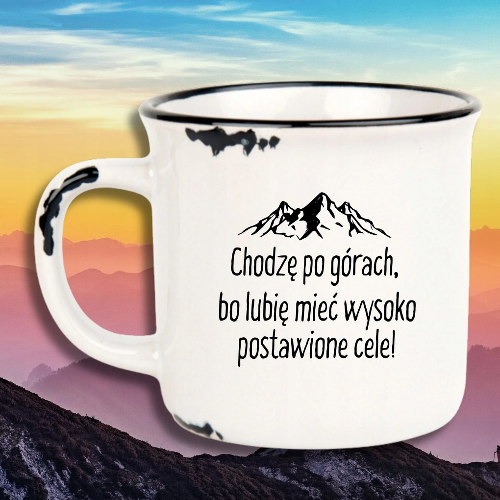 Bögre Fehér Retro Vicces Ajándék Járok A Hegyekben