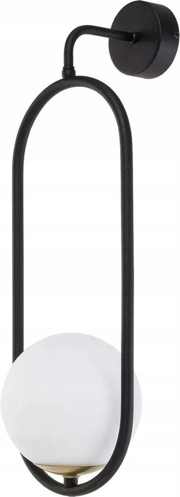 Fali lámpa, modern fali lámpa, fekete konyha étkező szoba Igon