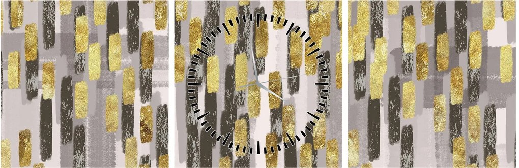 Kép - Modern dekoráció (órával) (90x30 cm)